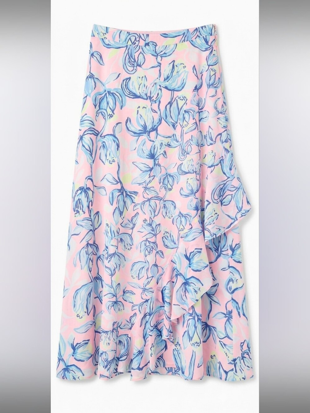 Lilly Pulitzer Agnes Faux Wrap Maxi Skirt Size 4